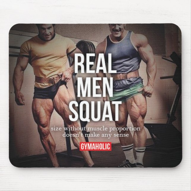 Motivaitonal Fitness Gym Mouse Mat (Front)