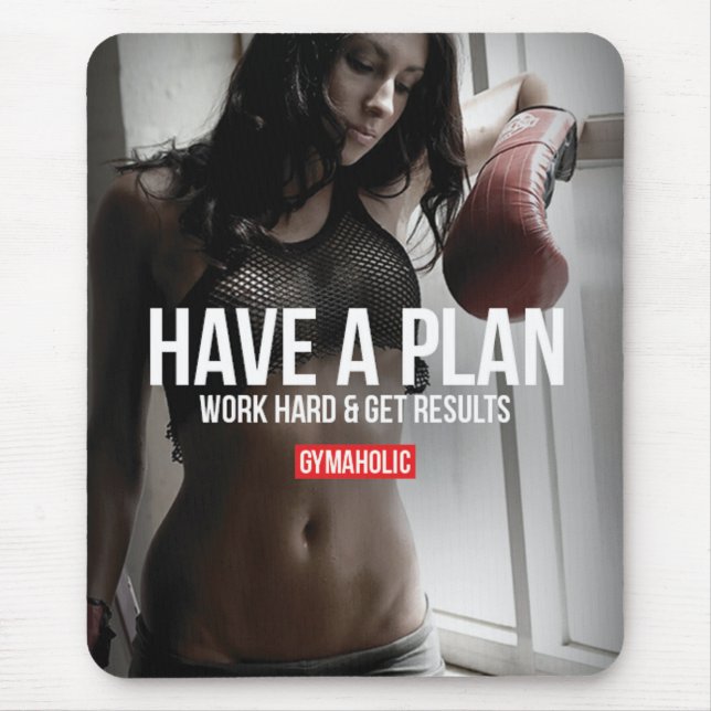 Motivaitonal Fitness Gym Mouse Mat (Front)