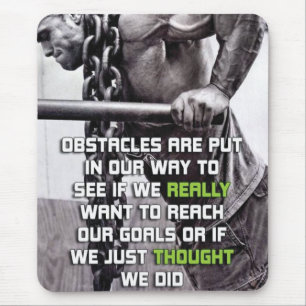 Motivaitonal Fitness Gym Mouse Mat