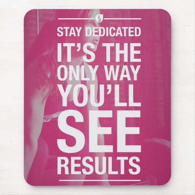 Motivaitonal Fitness Gym Mouse Mat (Front)