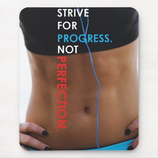 Motivaitonal Fitness Gym Mouse Mat (Front)