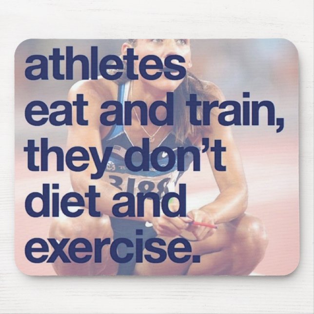 Motivaitonal Fitness Gym Mouse Mat (Front)