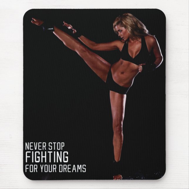 Motivaitonal Fitness Gym Mouse Mat (Front)