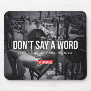 Motivaitonal Fitness Gym Mouse Mat