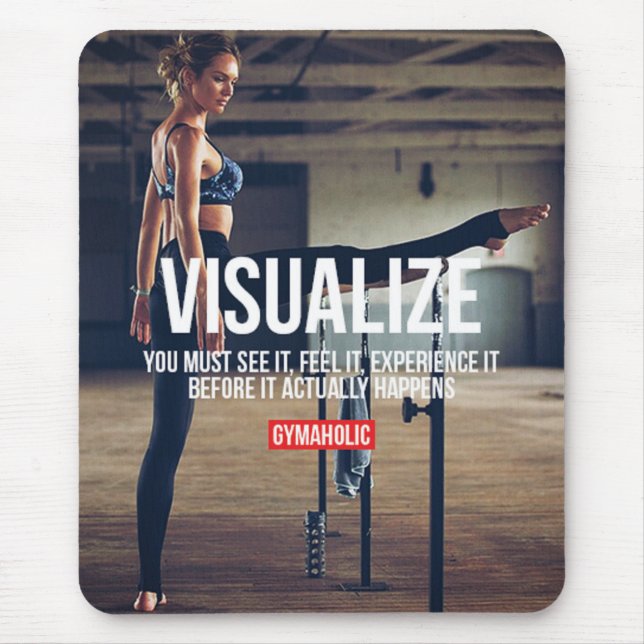 Motivaitonal Fitness Gym Mouse Mat (Front)