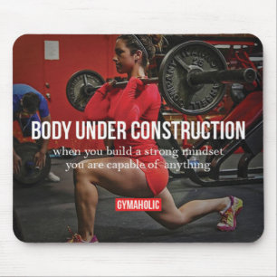Motivaitonal Fitness Gym Mouse Mat