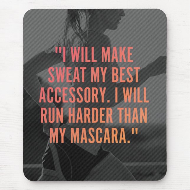 Motivaitonal Fitness Gym Mouse Mat (Front)