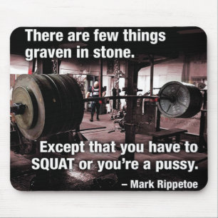 Motivaitonal Fitness Gym Mouse Mat