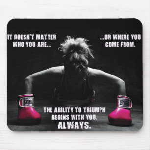 Motivaitonal Fitness Gym Mouse Mat
