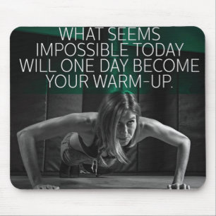 Motivaitonal Fitness Gym Mouse Mat