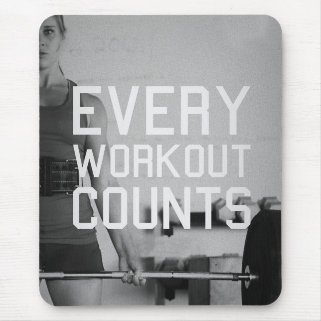 Motivaitonal Fitness Gym Mouse Mat (Front)