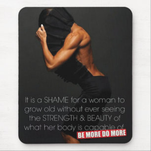 Motivaitonal Fitness Gym Mouse Mat