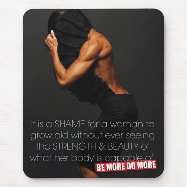 Motivaitonal Fitness Gym Mouse Mat (Front)