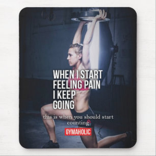 Motivaitonal Fitness Gym Mouse Mat