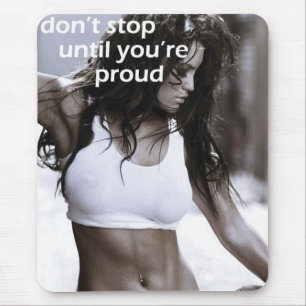 Motivaitonal Fitness Gym Mouse Mat