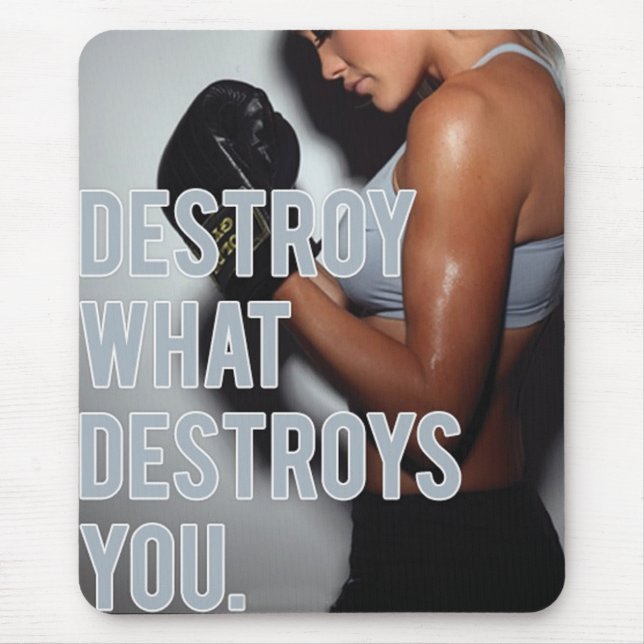 Motivaitonal Fitness Gym Mouse Mat (Front)
