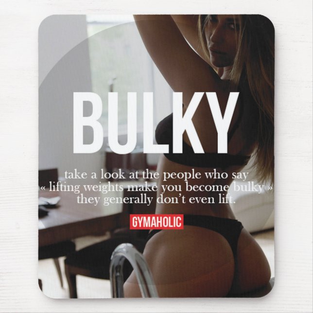 Motivaitonal Fitness Gym Mouse Mat (Front)