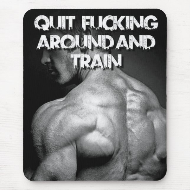 Motivaitonal Fitness Gym Mouse Mat (Front)