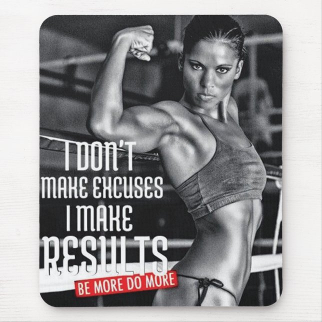 Motivaitonal Fitness Gym Mouse Mat (Front)