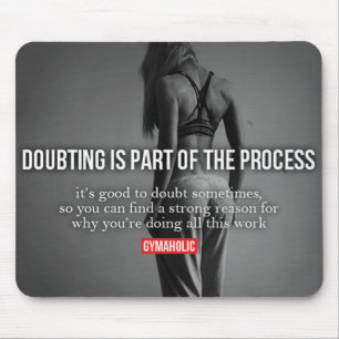 Motivaitonal Fitness Gym Mouse Mat