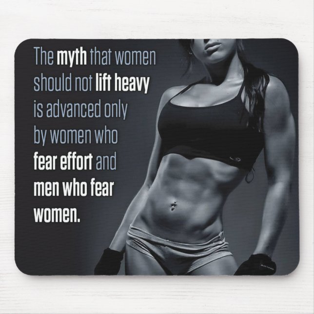 Motivaitonal Fitness Gym Mouse Mat (Front)