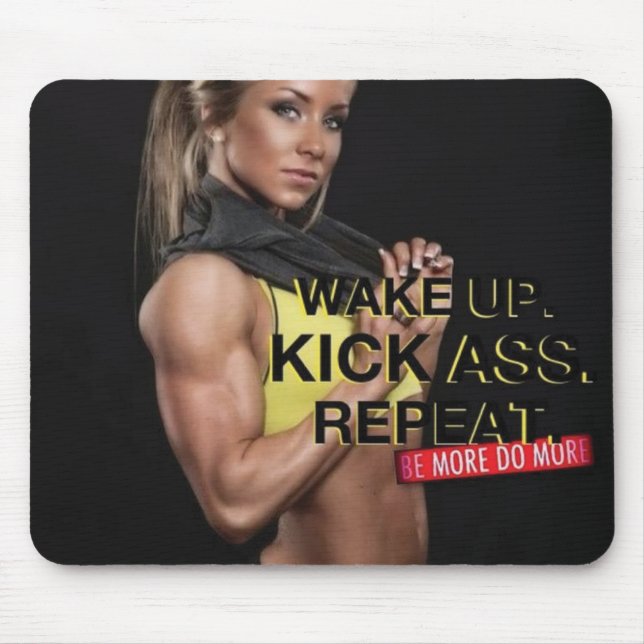 Motivaitonal Fitness Gym Mouse Mat (Front)