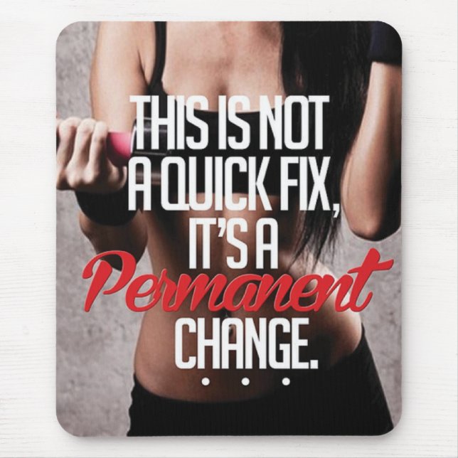 Motivaitonal Fitness Gym Mouse Mat (Front)