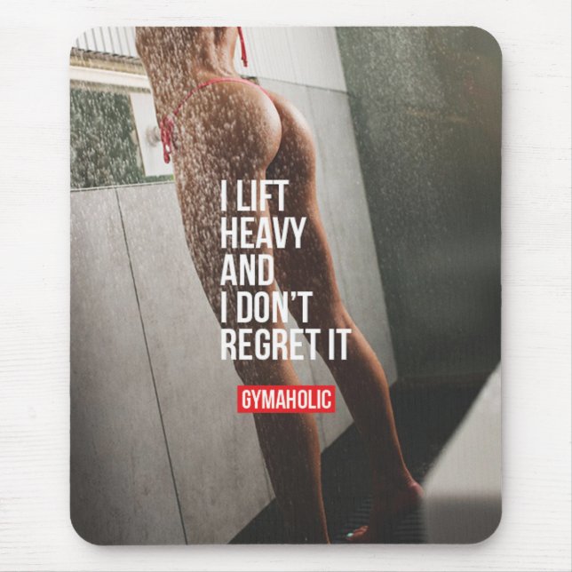 Motivaitonal Fitness Gym Mouse Mat (Front)