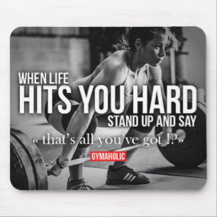 Motivaitonal Fitness Gym Mouse Mat