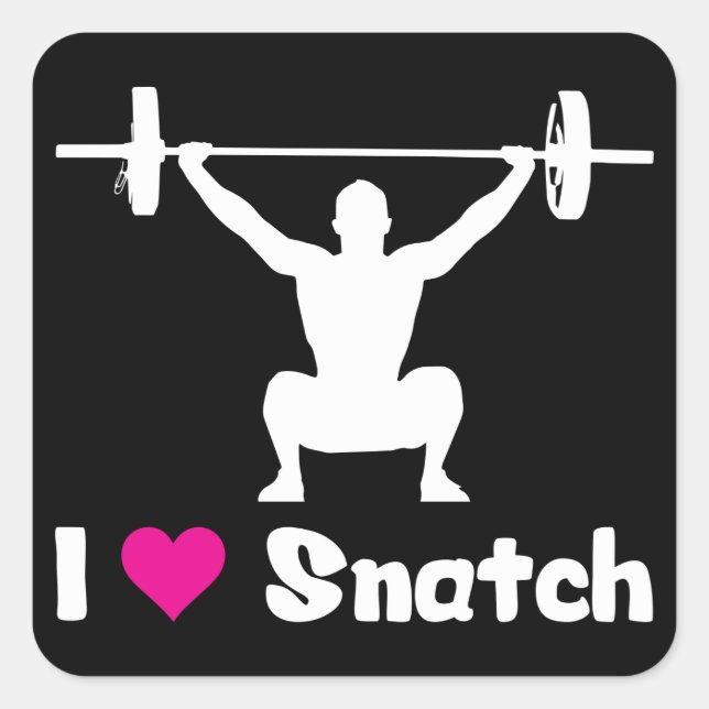 Motivaitonal Fitness Gym Square Sticker (Front)