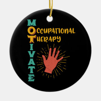 Motivate OT Occupational Therapy Therapist Ceramic Tree Decoration