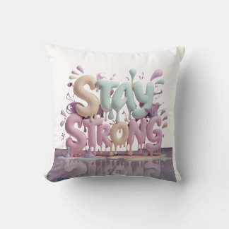 motivate stay strong cushion