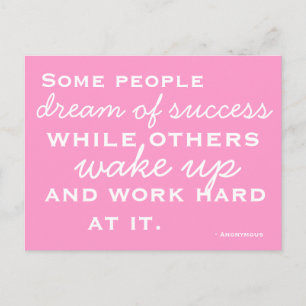 Motivated and Inspired Postcard