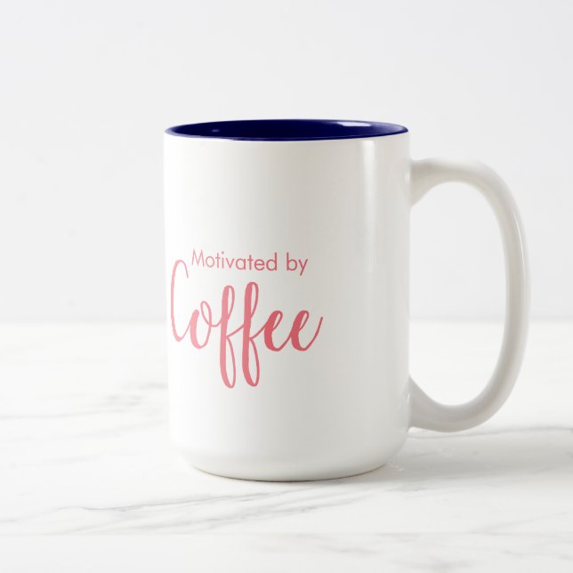 Motivated by Coffee - Coffee Mug (Right)