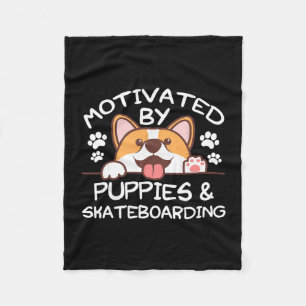 Motivated fleece blanket