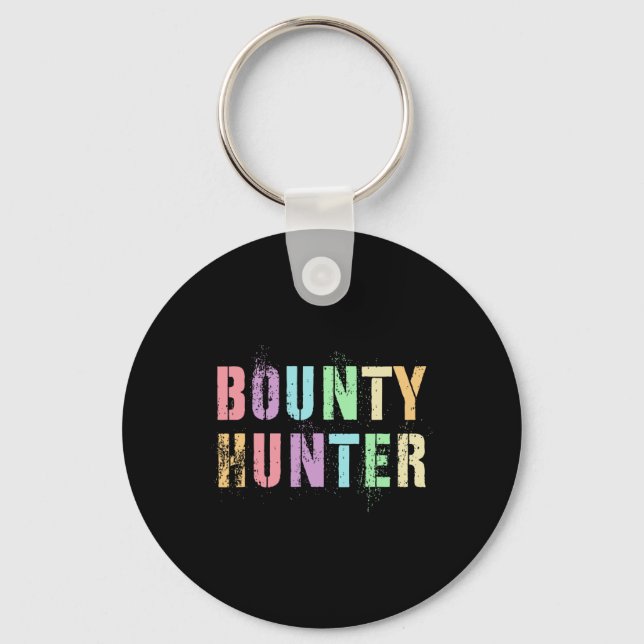 Motivated Future Bounty Hunter In Training Fugitiv Key Ring (Front)