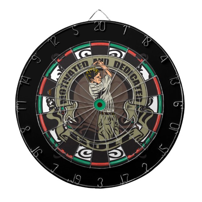 Motivated Golf Dartboard (Front)