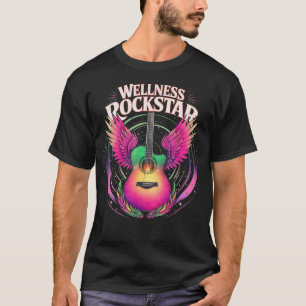 Motivated Wellness Rockstar Fitness Advocate P.E G T-Shirt
