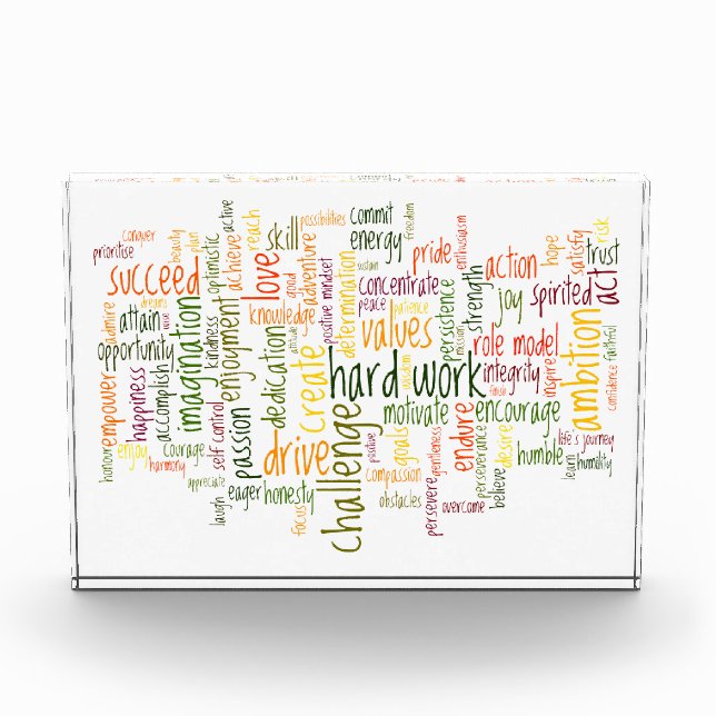 Motivating Confidence Booster Photo Block (Front)