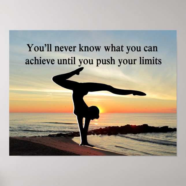 MOTIVATING GYMNAST POSTER (Front)