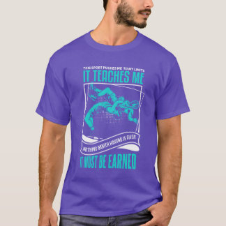 Motivating wrestler sport wrestling motif friends T-Shirt