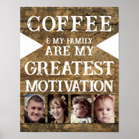 Motivation coffee family 4 photo brown white