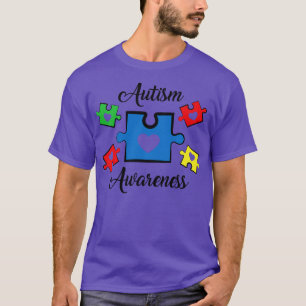 Motivation Cool Support Autism Awareness Day Mum o T-Shirt