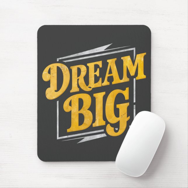 Motivation - Dream Big street art Mouse Mat (With Mouse)
