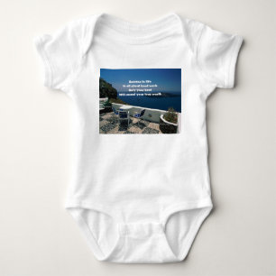 Motivation for life and success baby bodysuit
