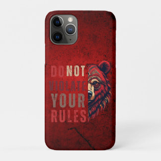 Motivation | Forex mindset | Bear  iPhone 11 Pro Case