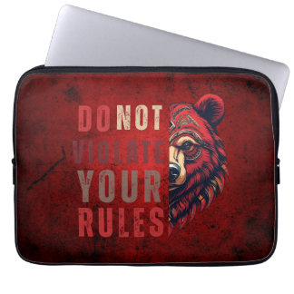 Motivation | Forex mindset | Bear  Laptop Sleeve