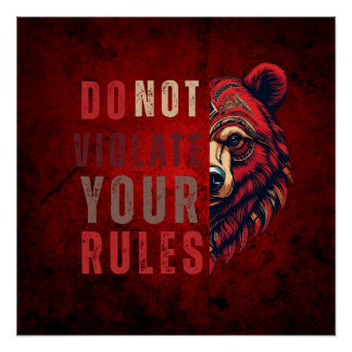 Motivation | Forex mindset | Bear  Poster