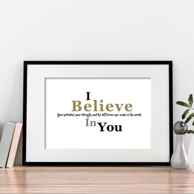 Motivation: I Believe In You Poster (Creator Uploaded)