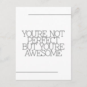 Motivation, inspiration, words of wisdom. quota postcard